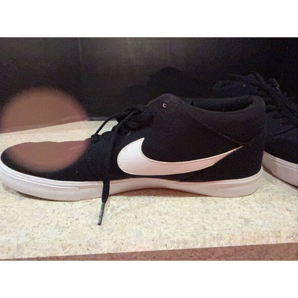 Nike SB Portmore 2 Solarsoft AQ7728-002 Black Shoes Sneakers Size 13 - Picture 6 of 7